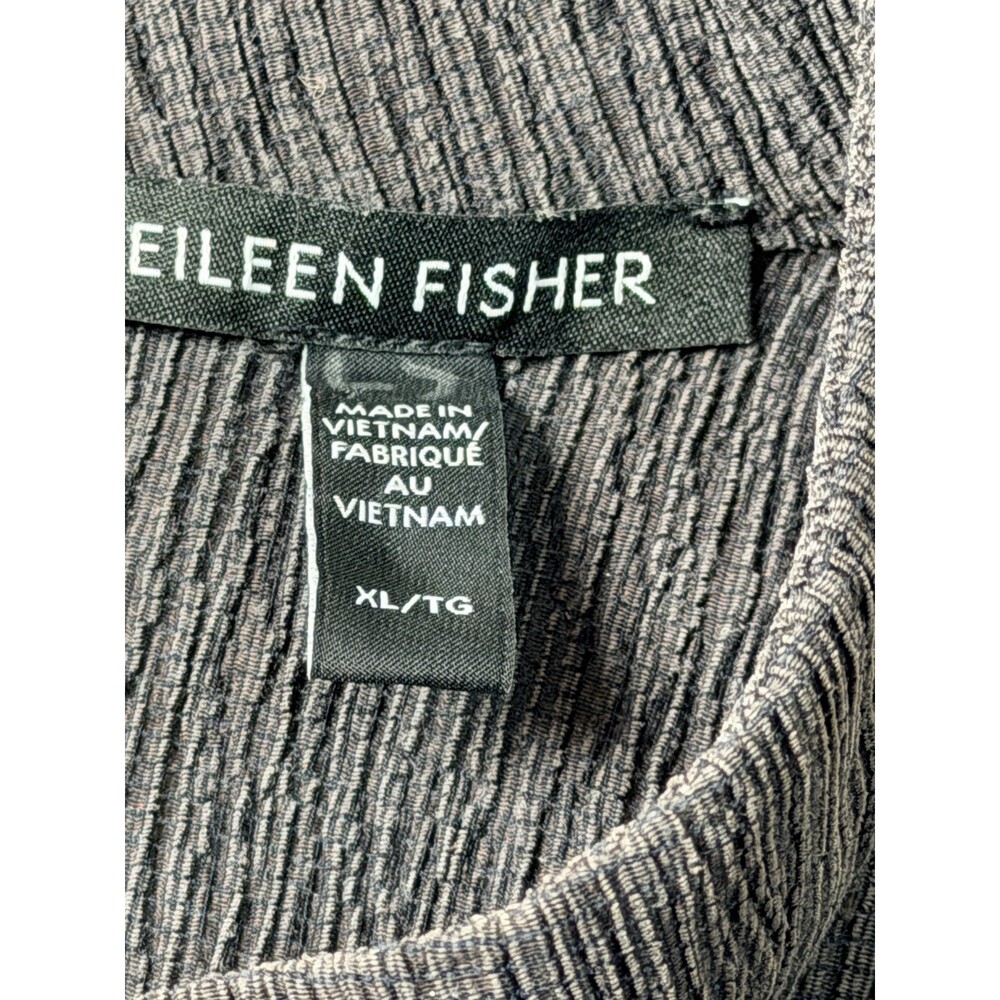 Eileen Fisher System XL Capsule Piece Charcoal Tencel dress - Picture 5 of 6